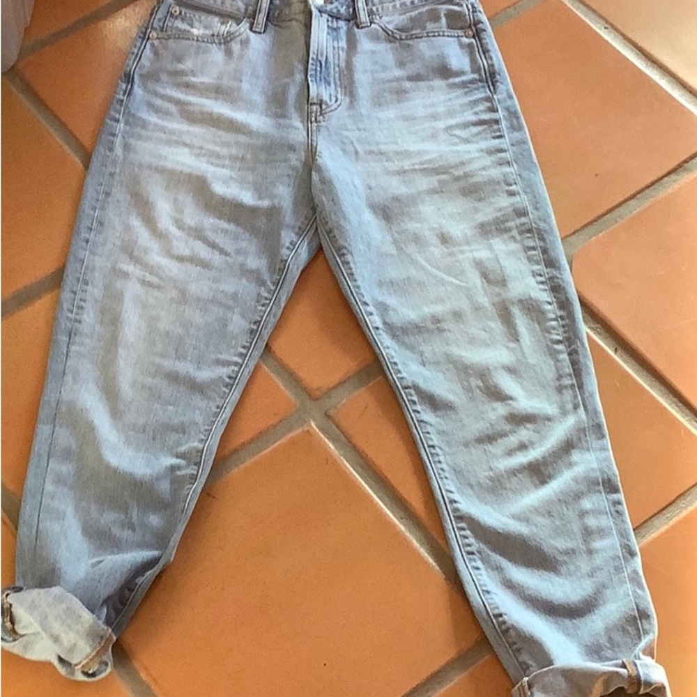 Madewell light wash perfect vintage jeans